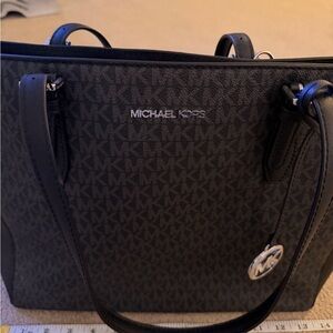 Michael Kors Black Monogram Tote